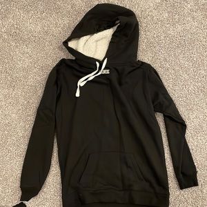 Victoria’s Secret pink fleece hooded sweatshirt